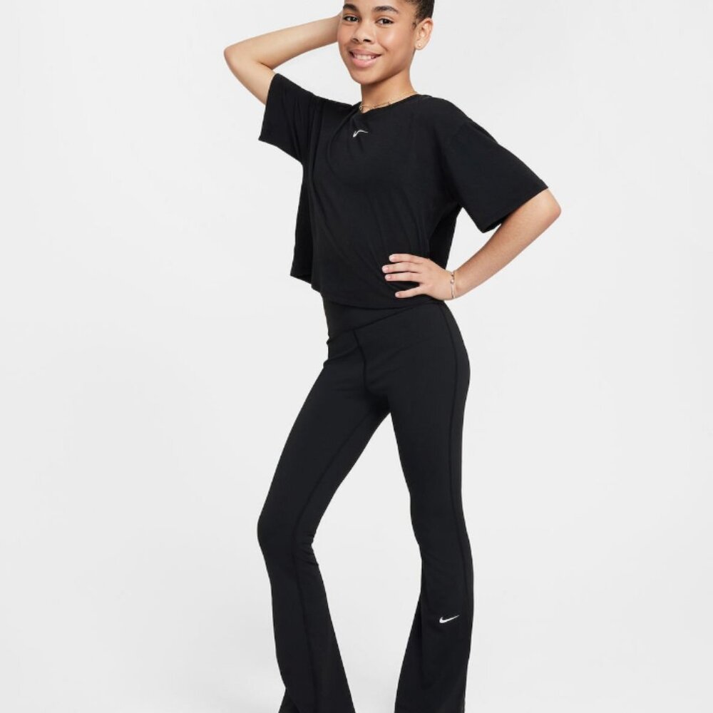 XLG female kids Nike One Dri-FIT Flared Leggings - Picture 2 of 4